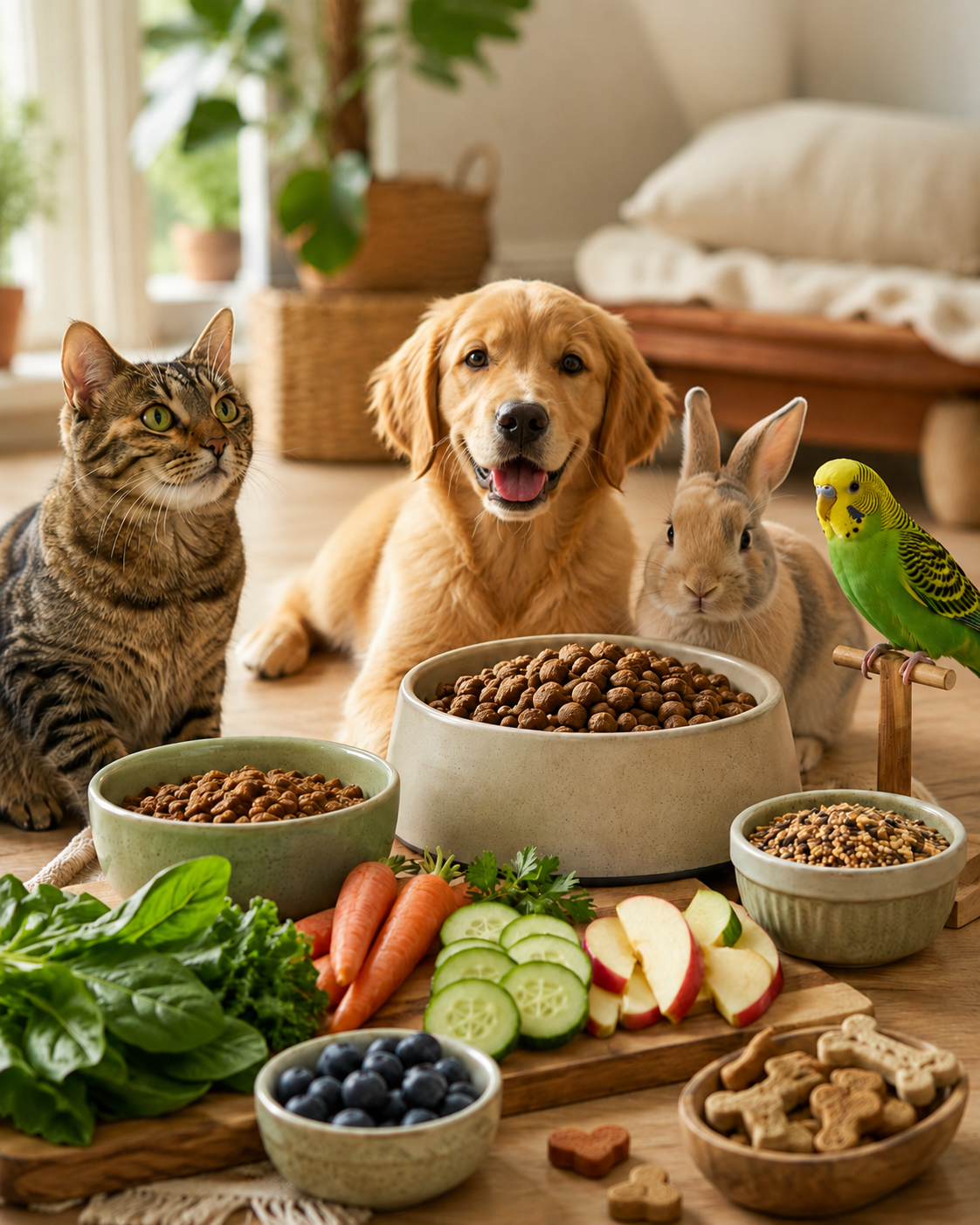 Fresh pet-safe foods