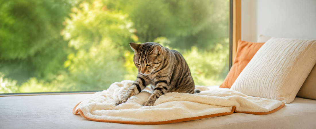 Why Do Cats Knead Blankets?