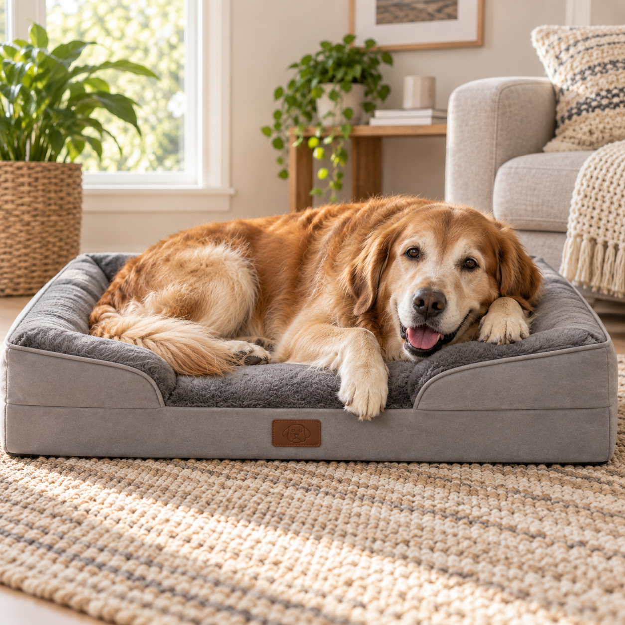 Orthopedic dog bed