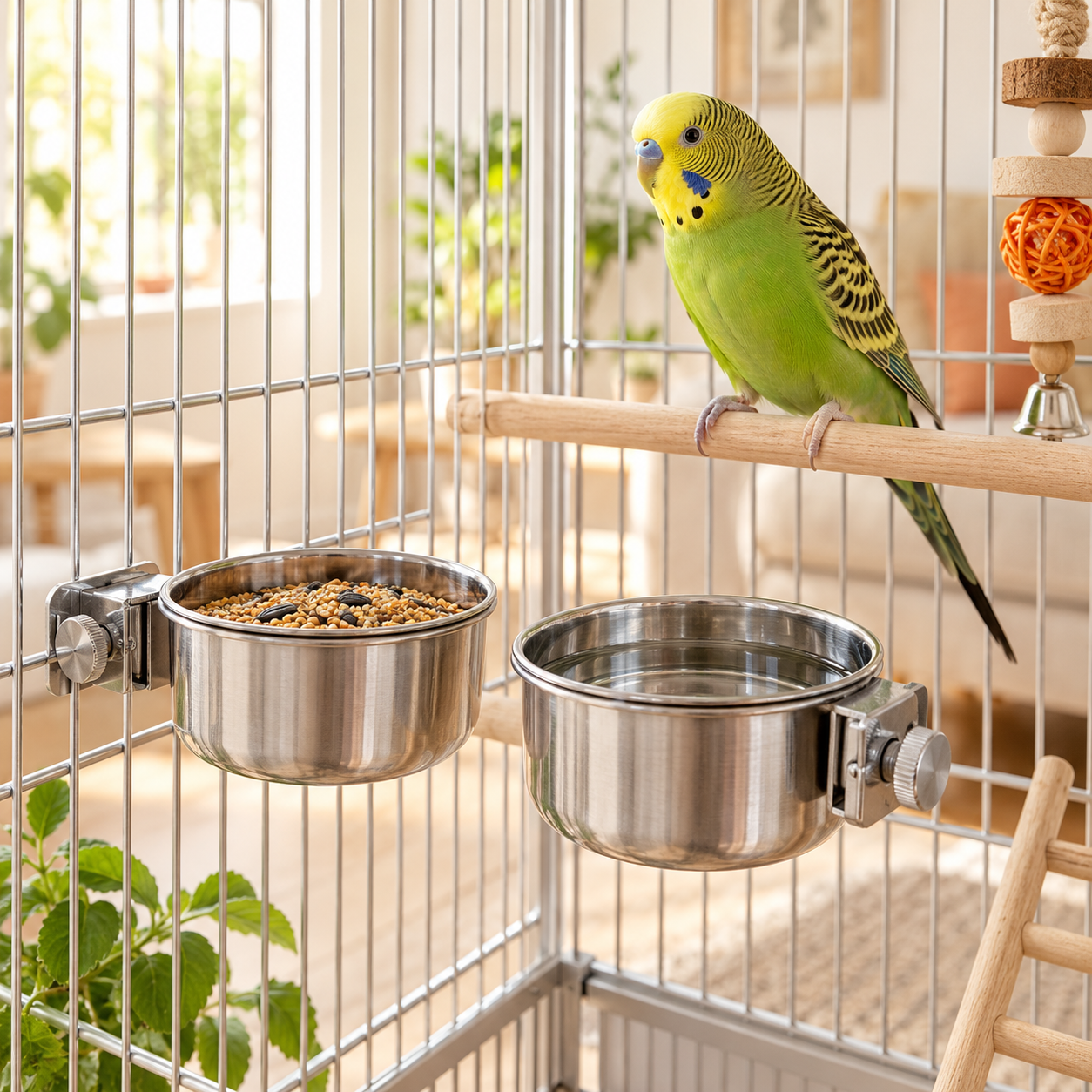 Bird feeding cups